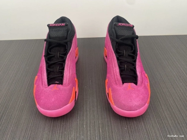 Retro DH4121-600 Pink Jordan 14 Low Shocking (W) 0803